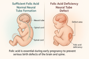 Neural Tube Defect due to Deficiency of Folic acid during Pregnancy