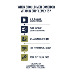 when men should take Vitamins