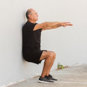 wall sits workout
