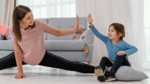 home workout for busy mom's