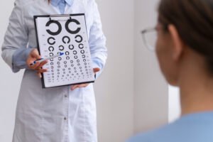 eye exam for refractive errors
