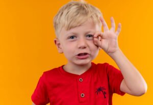 tearing in kids