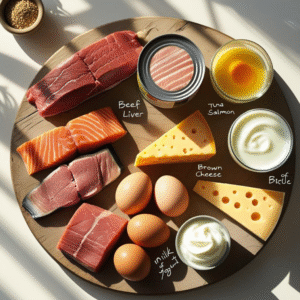 Sources of Vitamin B12